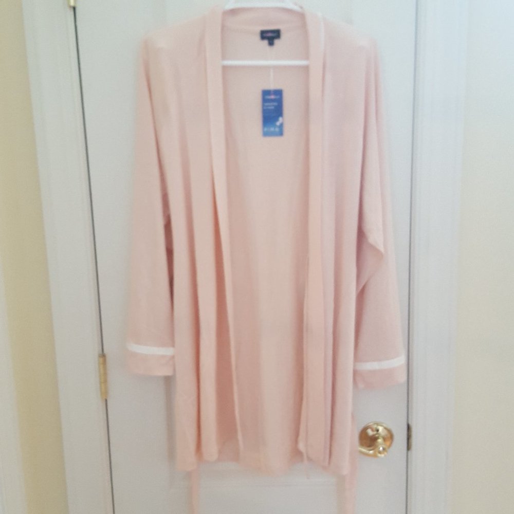 New Cosabella Pink/White Robe - Picture 5 of 9